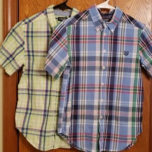 Boys Chaps button up Size M (2 Pack)